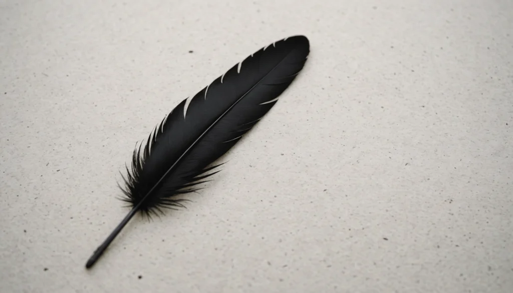 signification plume noire